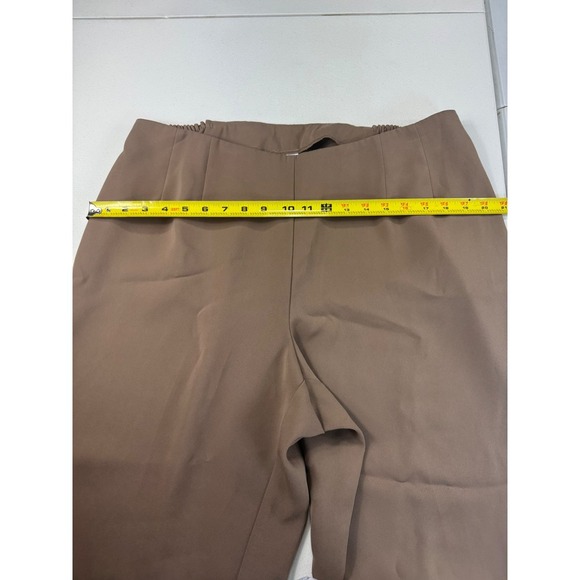 True Beauty By Emme Khaki formal capri, polyester, high-waisted vintage 16 - Picture 3 of 9